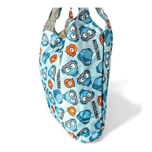 2-in-1 Sanrio Hangyodon Large Capacity Foldable Tote Bag - Picture 4 of 5